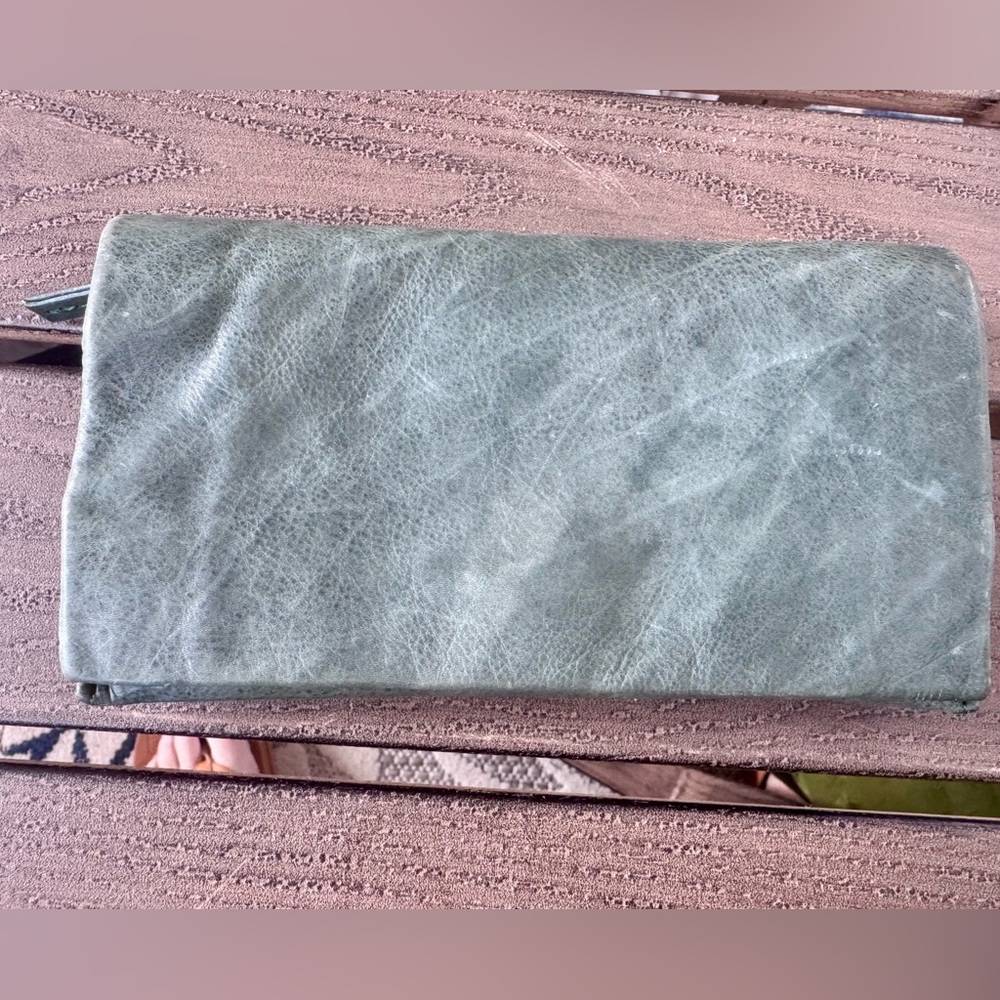 Latico Eloise Leather Wallet - rare Sea Green